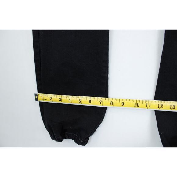 American Bazi Denim Jumpsuit Women S Loose Chain‎ Cut Out Back Stretch Black - Picture 11 of 16